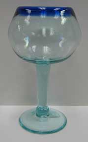 Mexican Hand Blown Wine Glasses